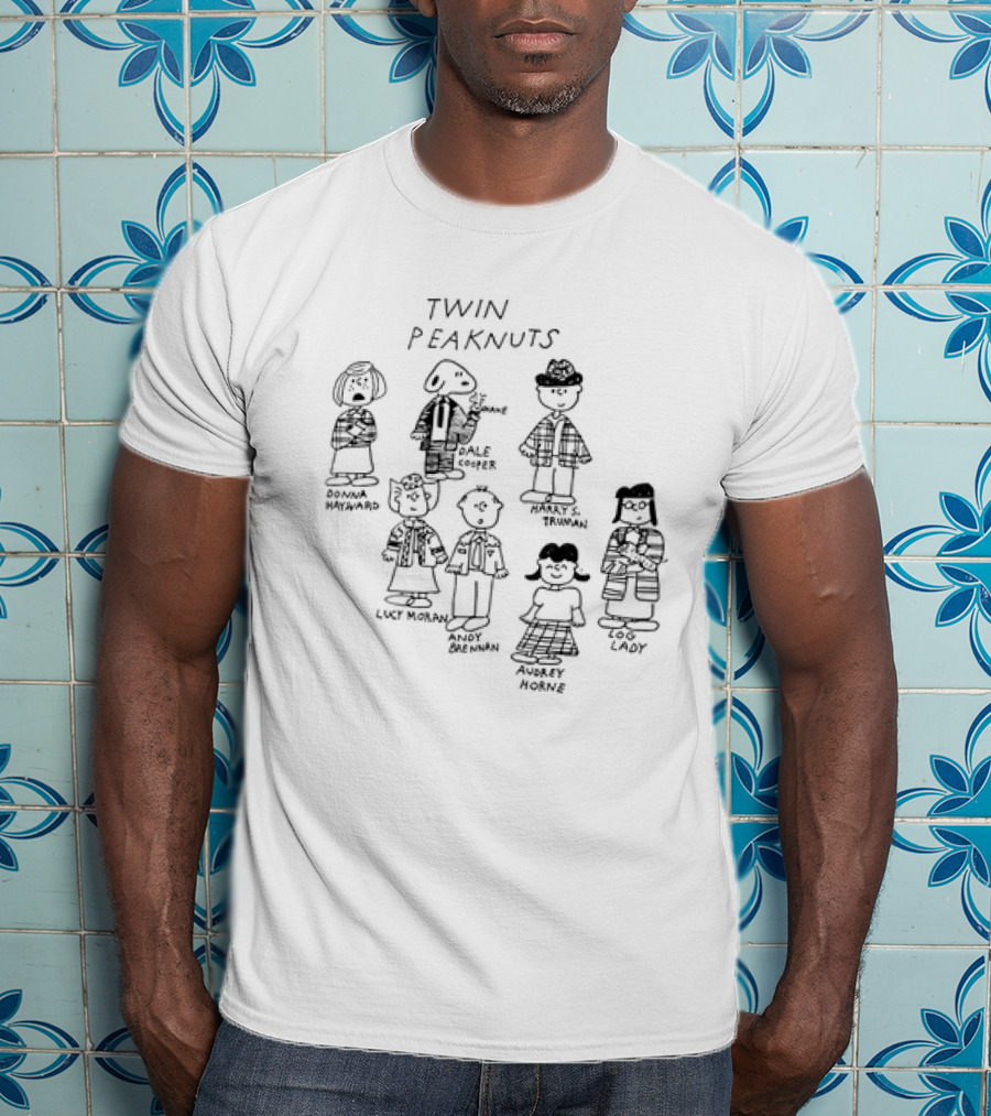 Twin Peaknuts Donna Dale Cooper Truman Lucy Andy Audrey Log Lady T-Shirt
