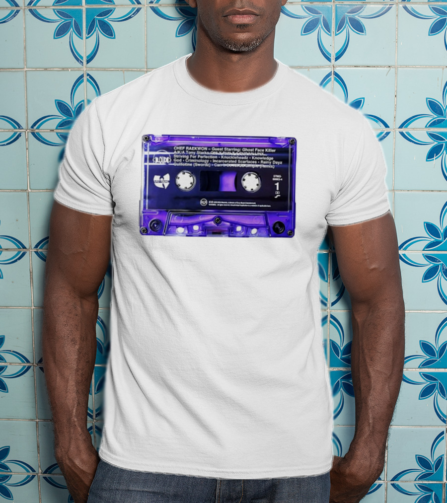 Chef Raekwon Purple Tape 1995 Loud Records Ghost Face Killer Featured Tracks T-Shirt