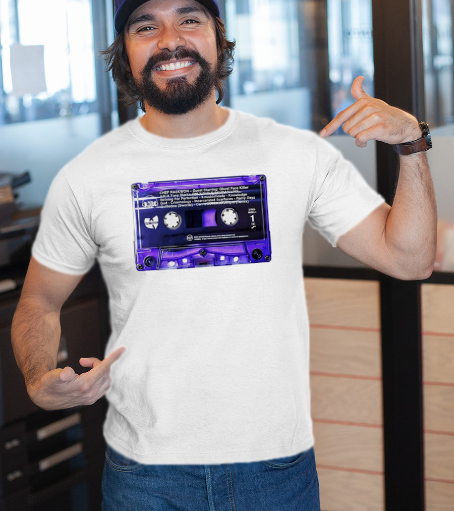 Chef Raekwon Purple Tape 1995 Loud Records Ghost Face Killer Featured Tracks T-Shirt