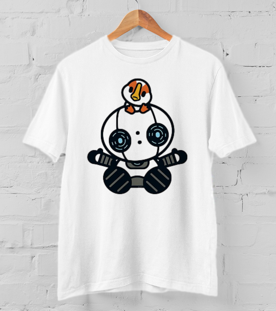 Roz And Brightbill The Wild Robot Hello Gosling Kawaii T-Shirt