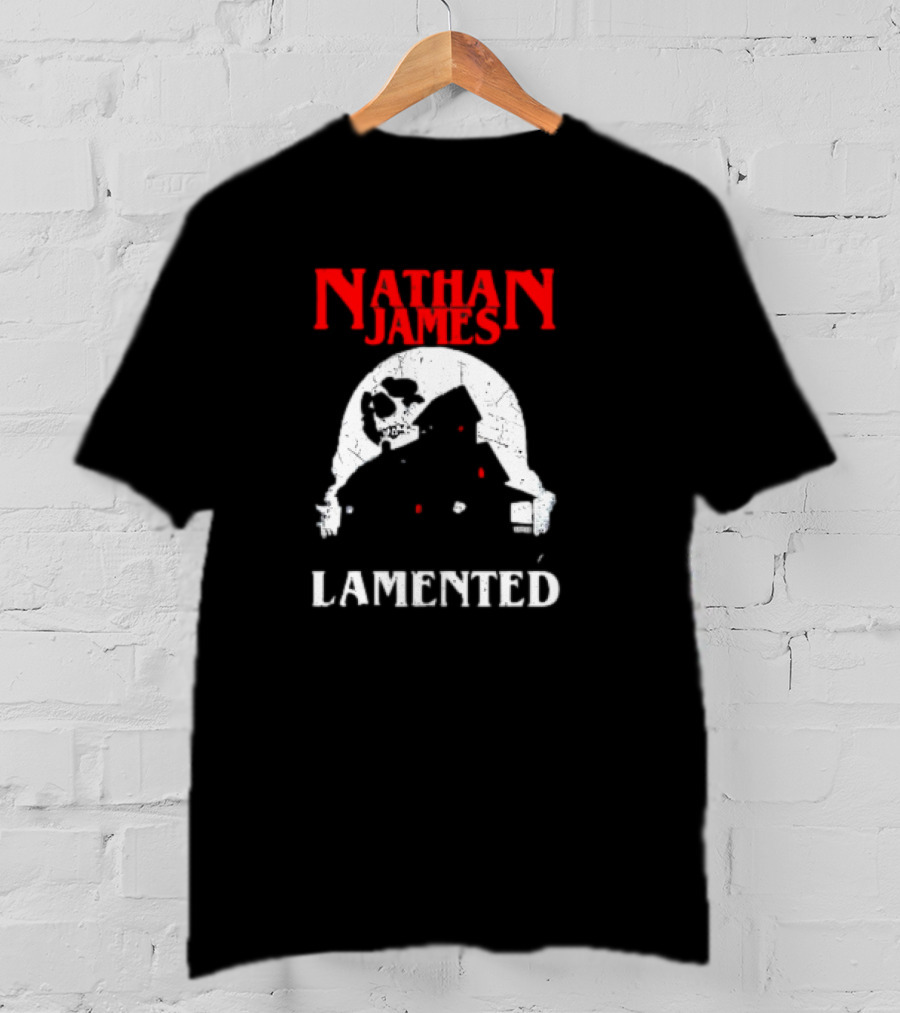 Nathan James Lamented Haunted Skull House T-Shirt