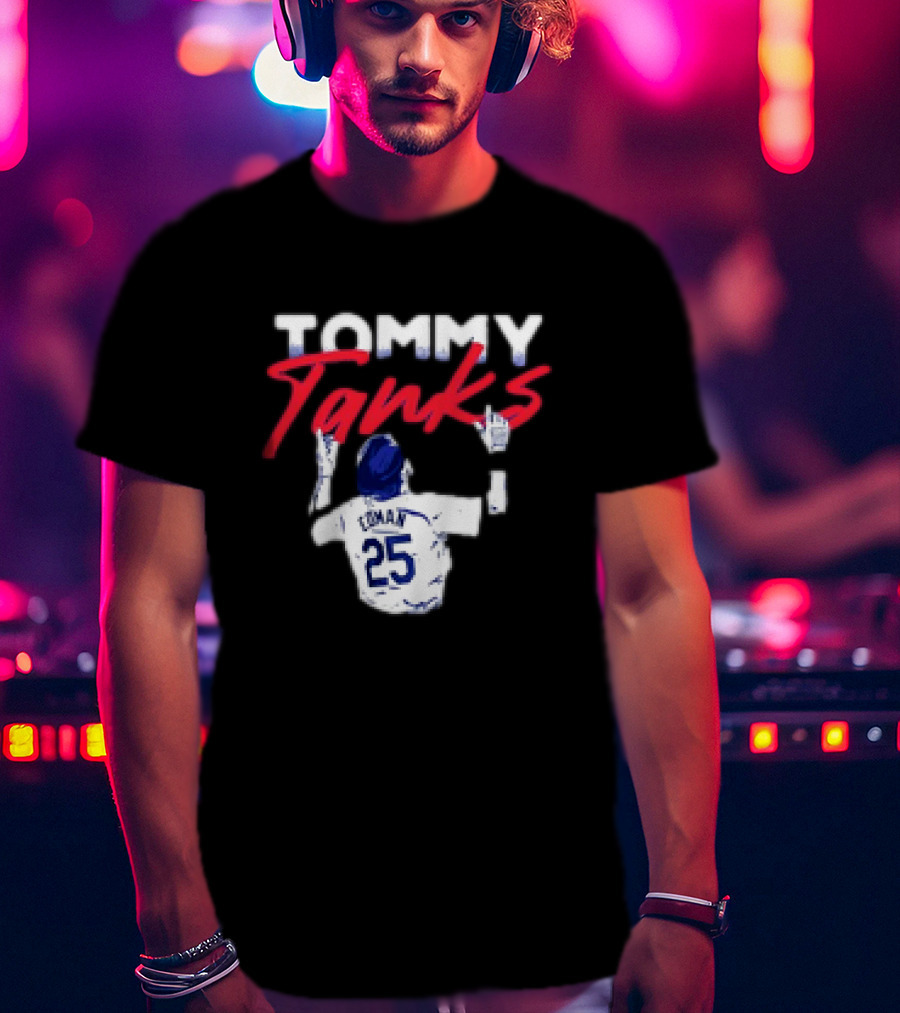 Tommy Tanks 25 Dodgers T-Shirt