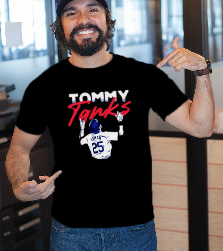 Tommy Tanks 25 Dodgers T-Shirt