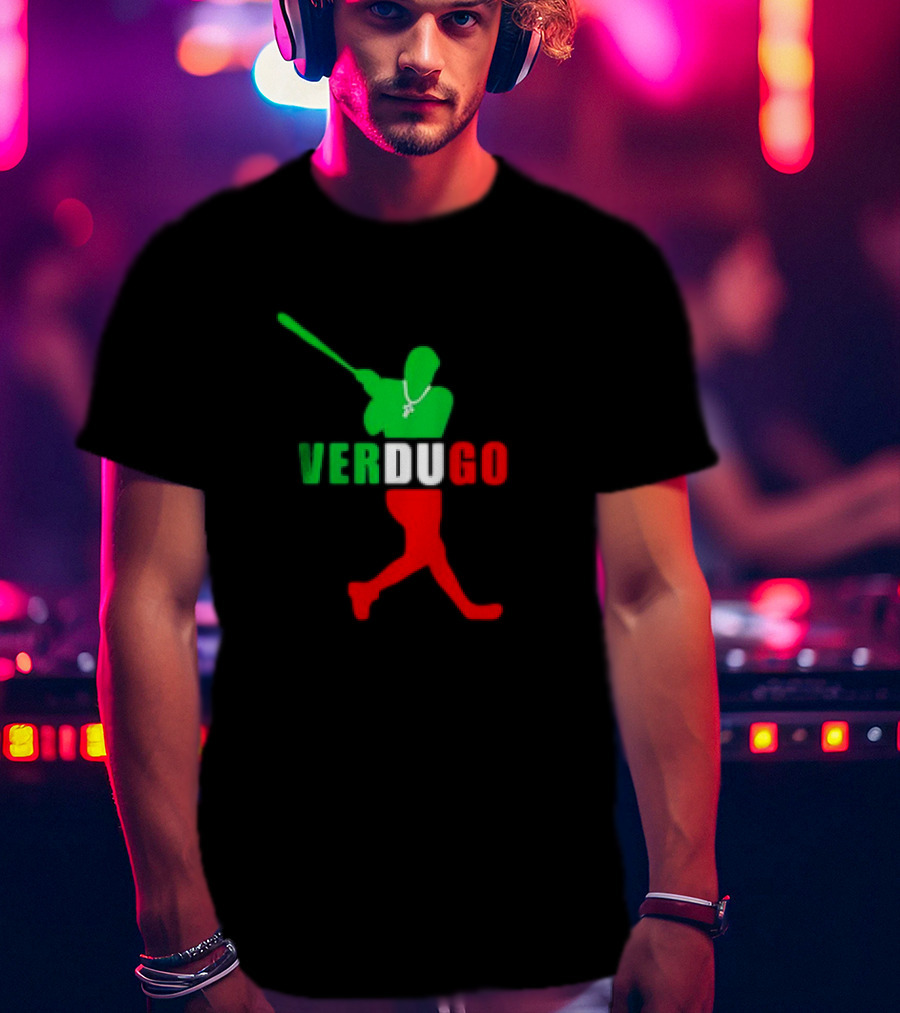 Verdugo Mexico Baseball Red Green T-Shirt