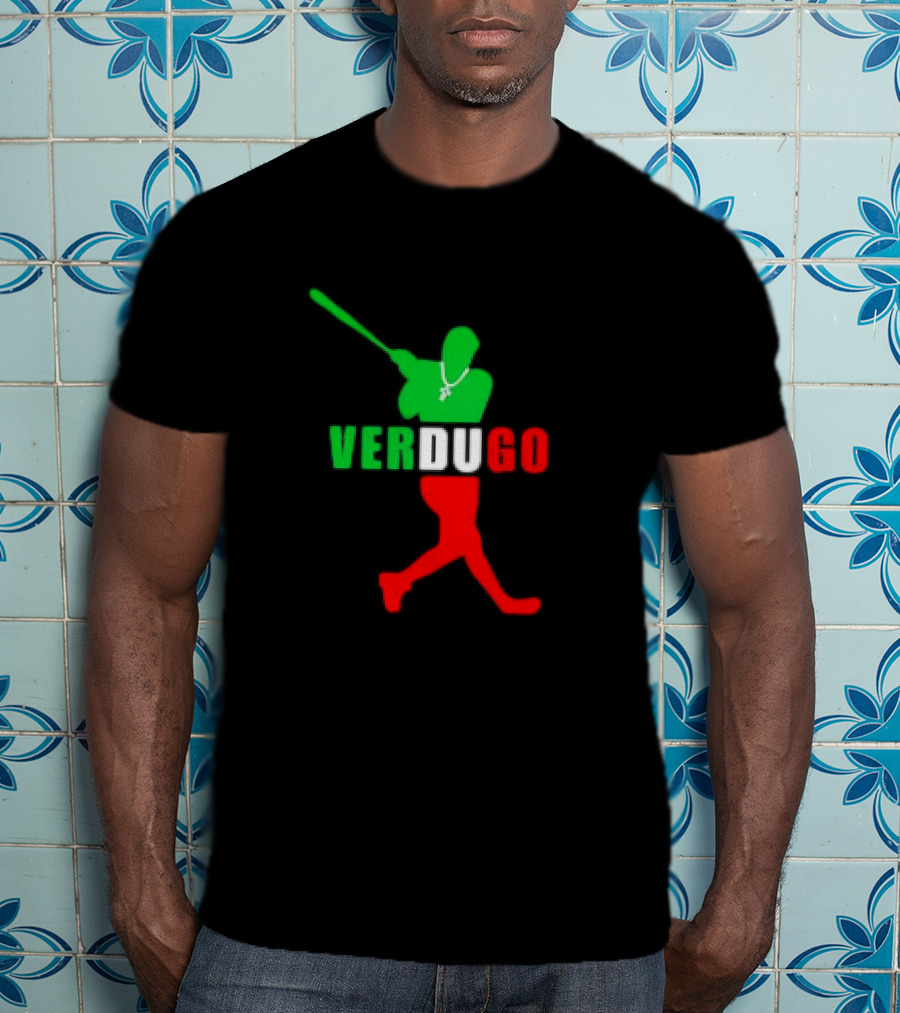 Verdugo Mexico Baseball Red Green T-Shirt