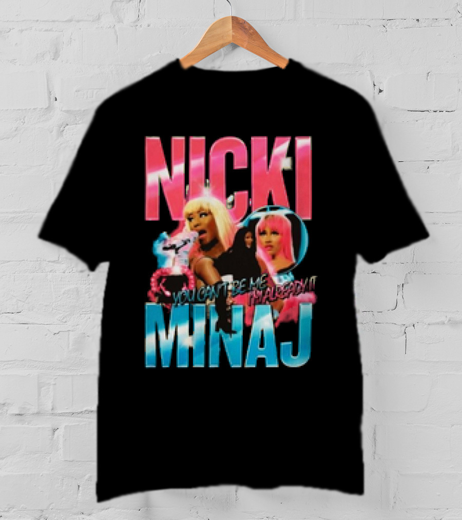 Nicki Minaj You Can't Fire Me I'm Already Lit Pink Friday 2 World Tour T-Shirt