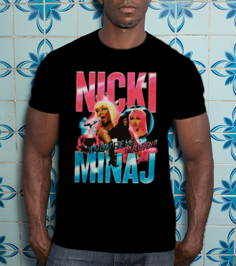 Nicki Minaj You Can't Fire Me I'm Already Lit Pink Friday 2 World Tour T-Shirt
