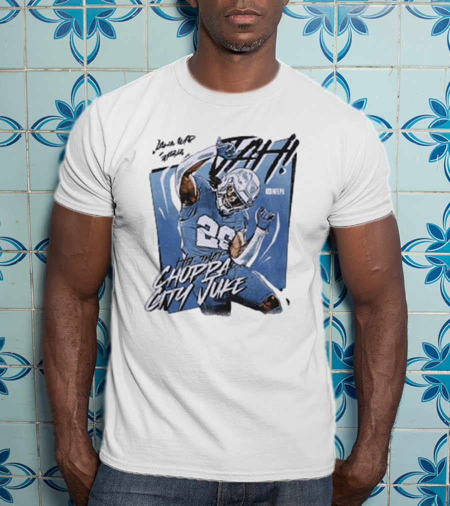 Jahmyr Gibbs Detroit Lions Choppa City Juke NFLPA 26 Football T-Shirt