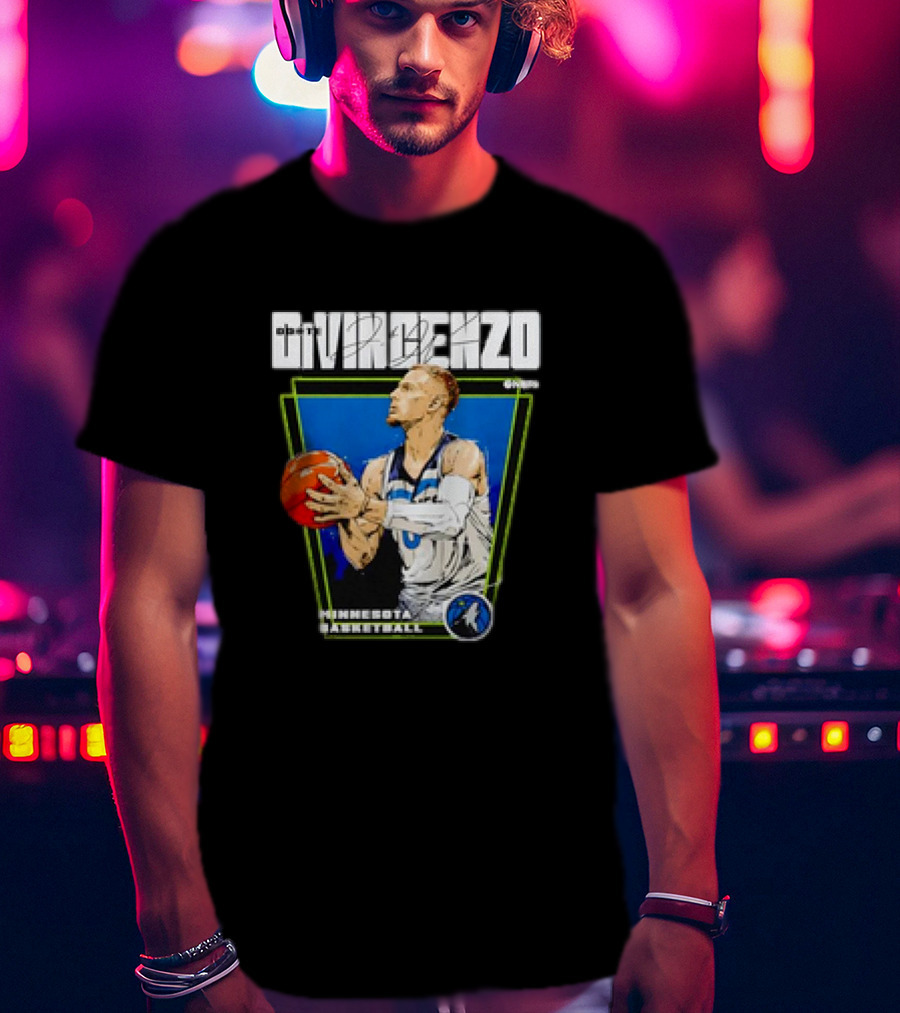 Donte DiVincenzo Minnesota Basketball Signature Player T-Shirt