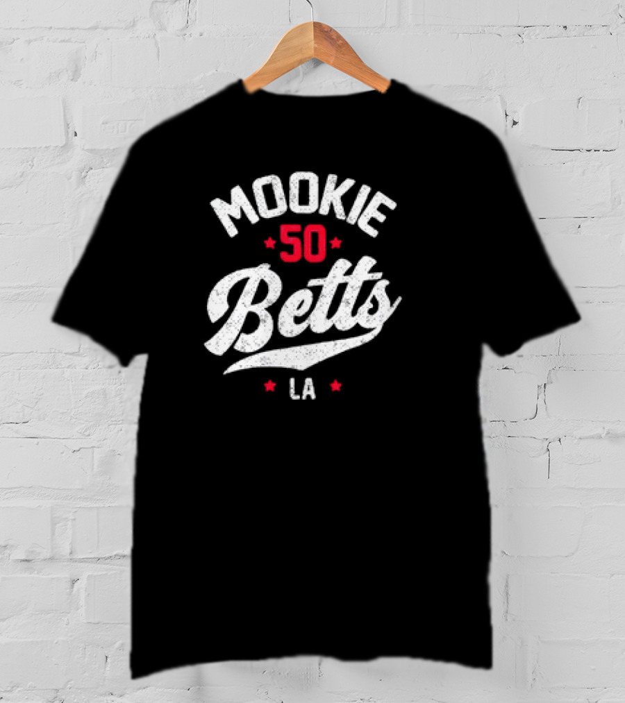 Mookie Betts 50 LA Dodgers T-Shirt