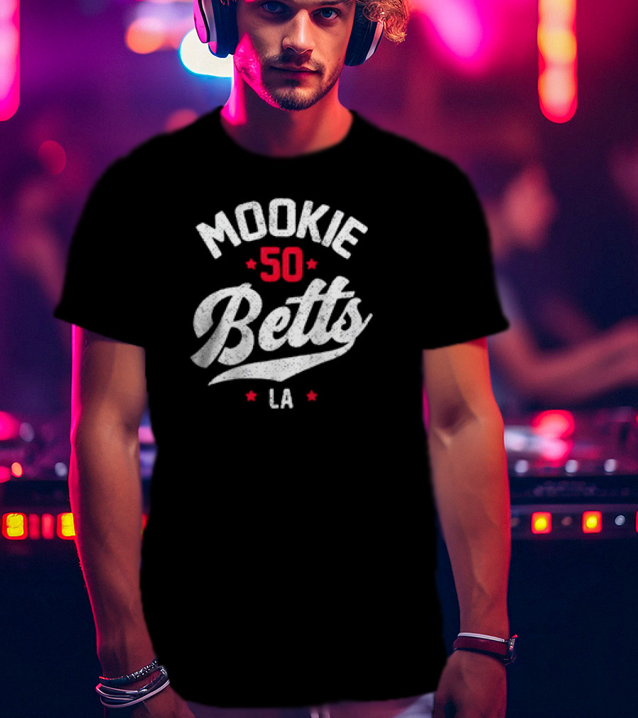 Mookie Betts 50 LA Dodgers T-Shirt