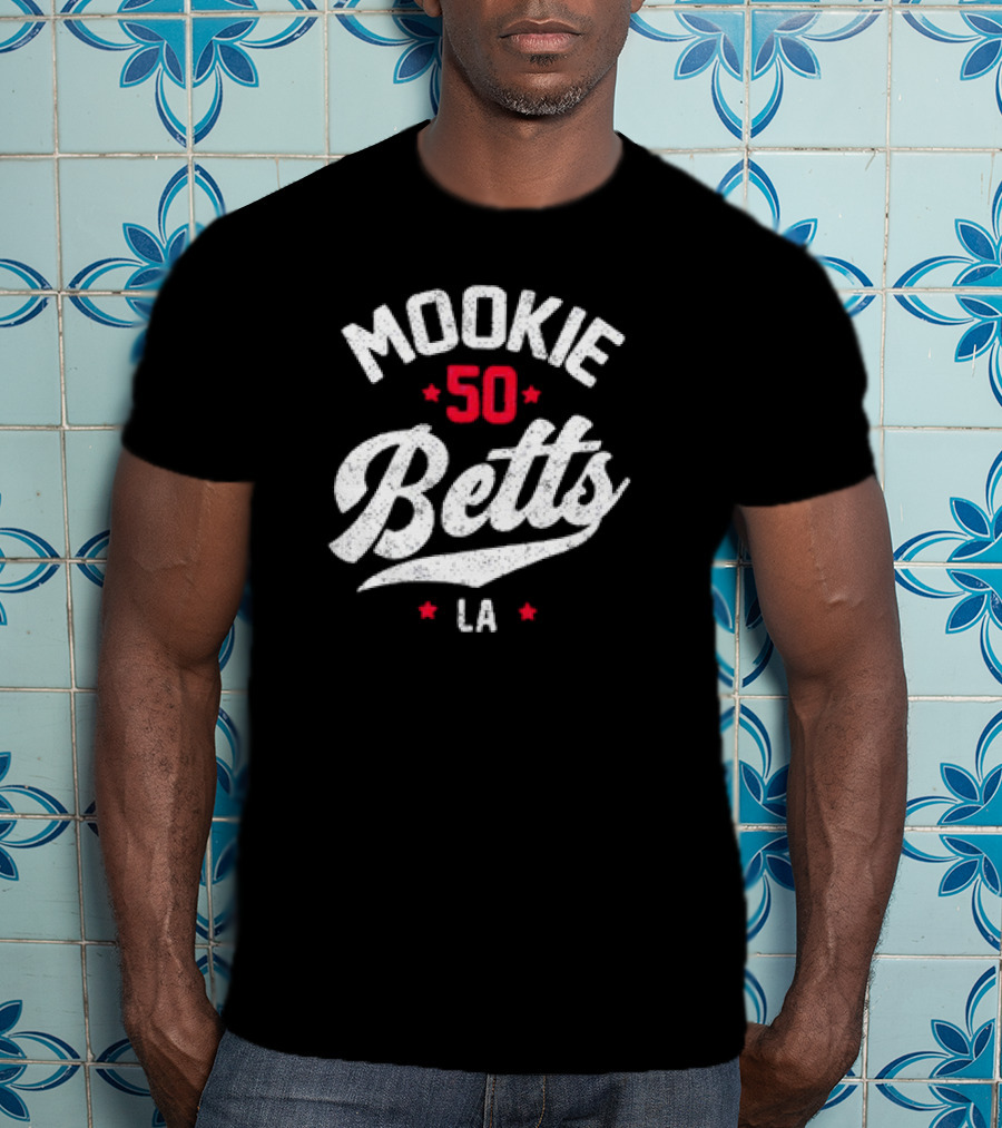 Mookie Betts 50 LA Dodgers T-Shirt