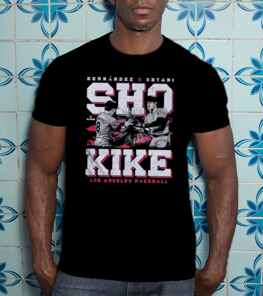 Hernández X Ohtani SHO KIKÉ Los Angeles Baseball T-Shirt