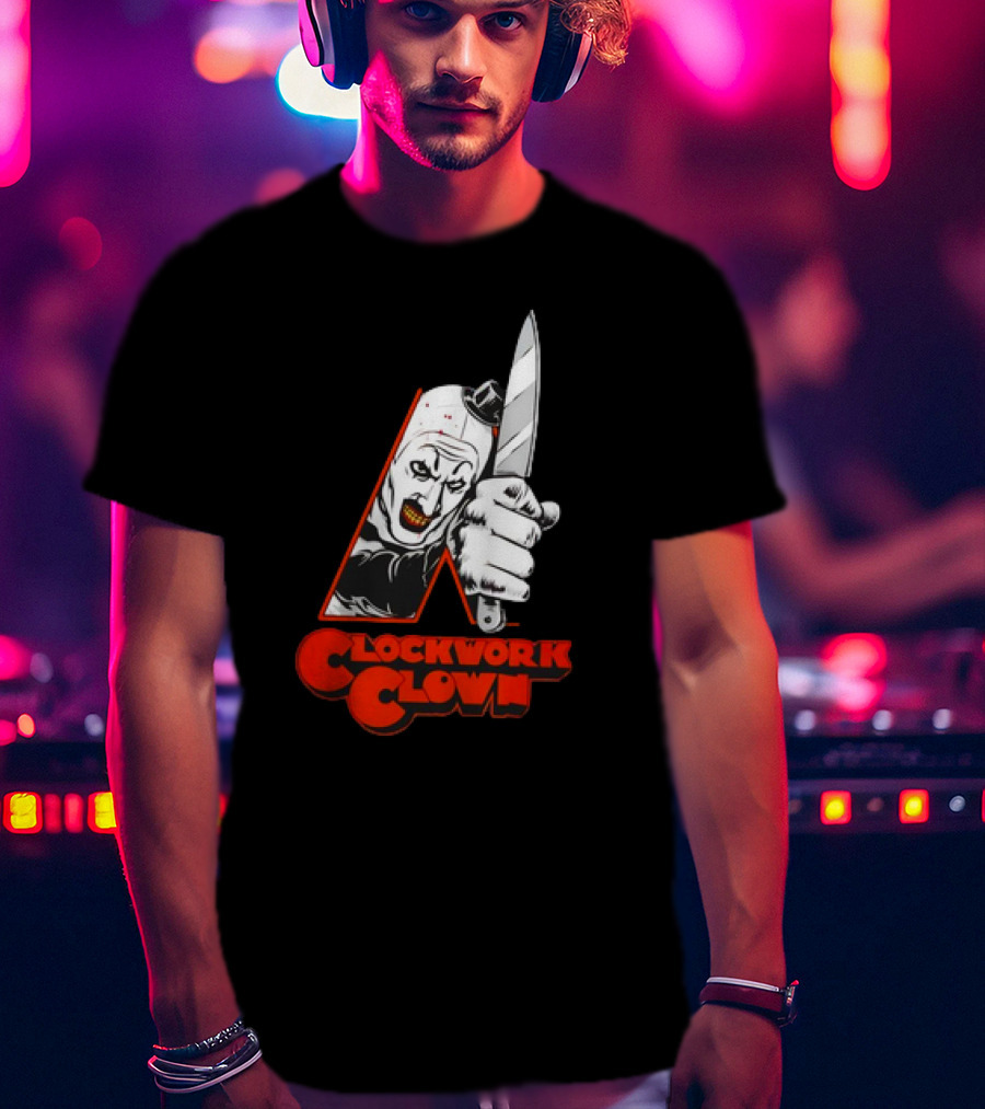 A Clockwork Clown Art The Clown The Terrifier Movies T-Shirt