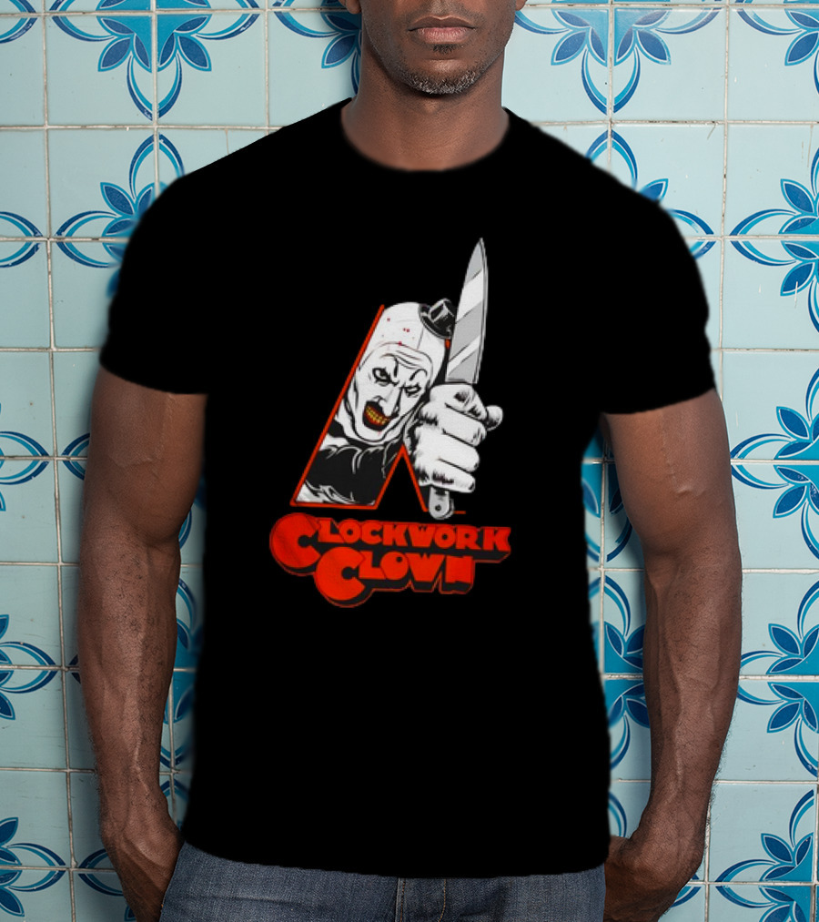 A Clockwork Clown Art The Clown The Terrifier Movies T-Shirt