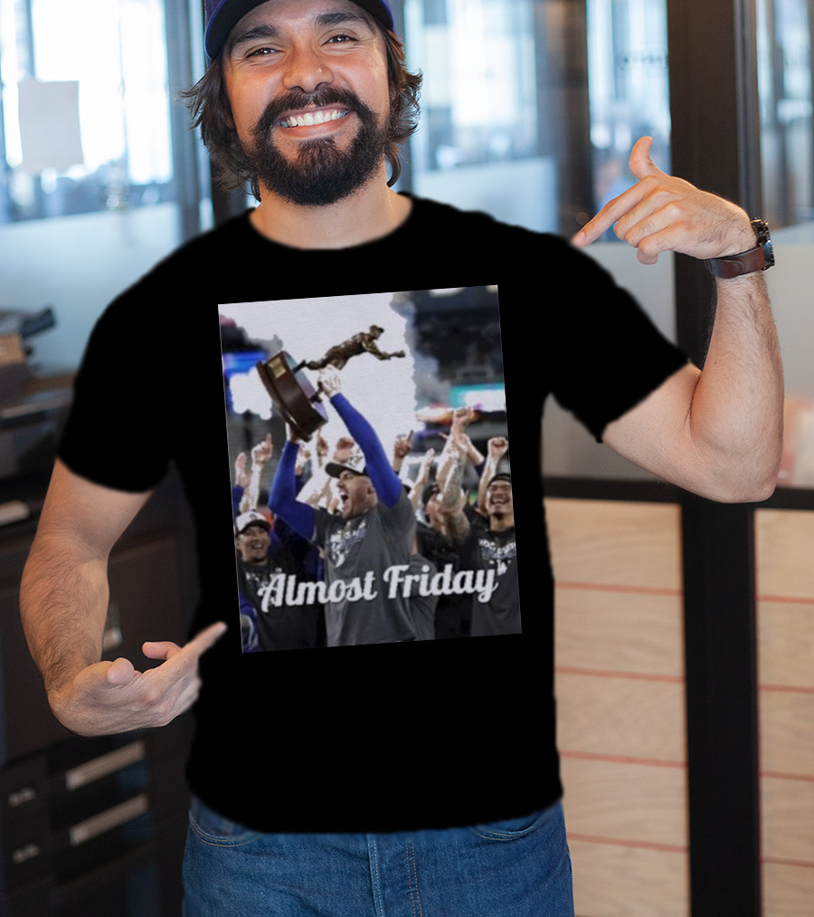 Almost Friday Freddie Freeman MVP Celebration Victory T-Shirt