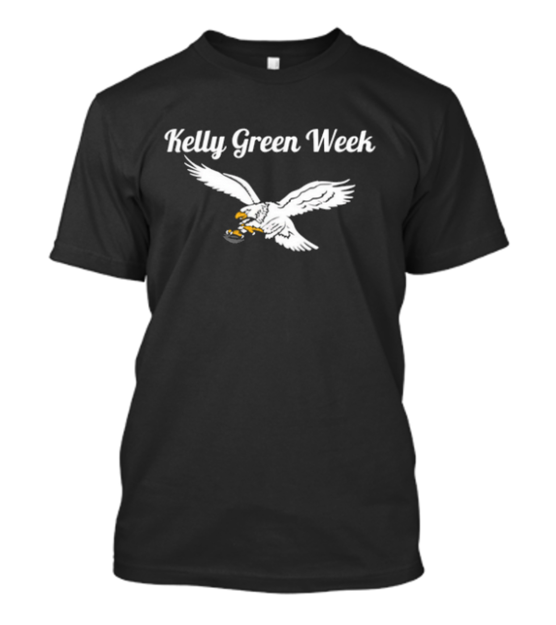 Philadelphia Eagles Kelly Green Week White Eagle T-Shirt