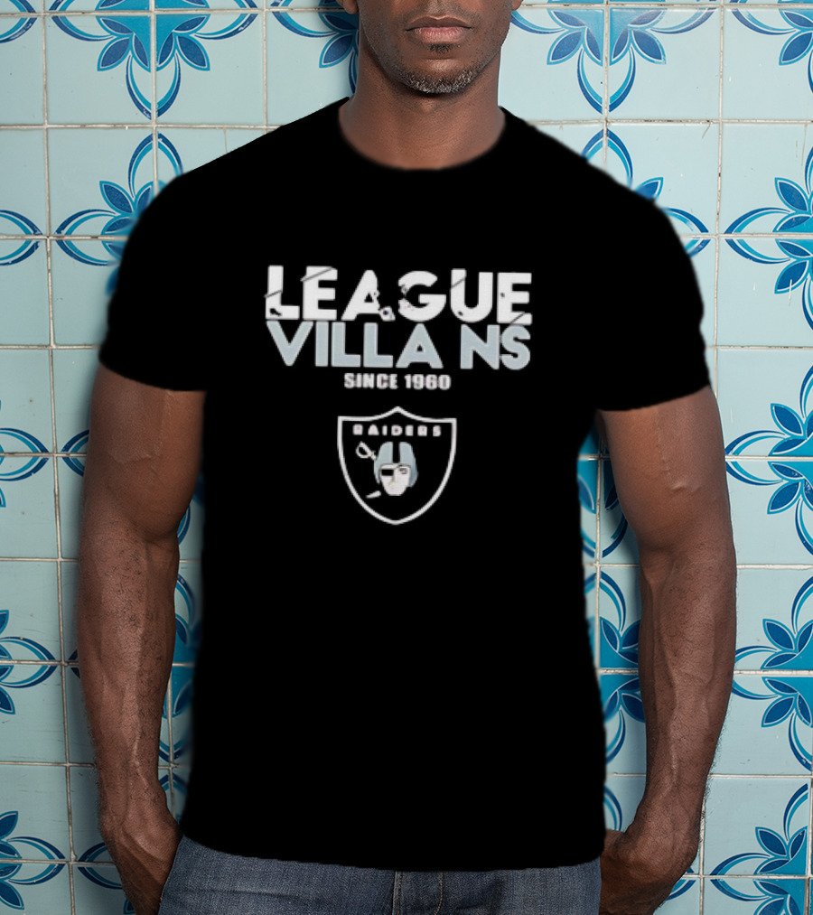 Las Vegas Raiders League Villains Raiders Logo Since 1960 T-Shirt