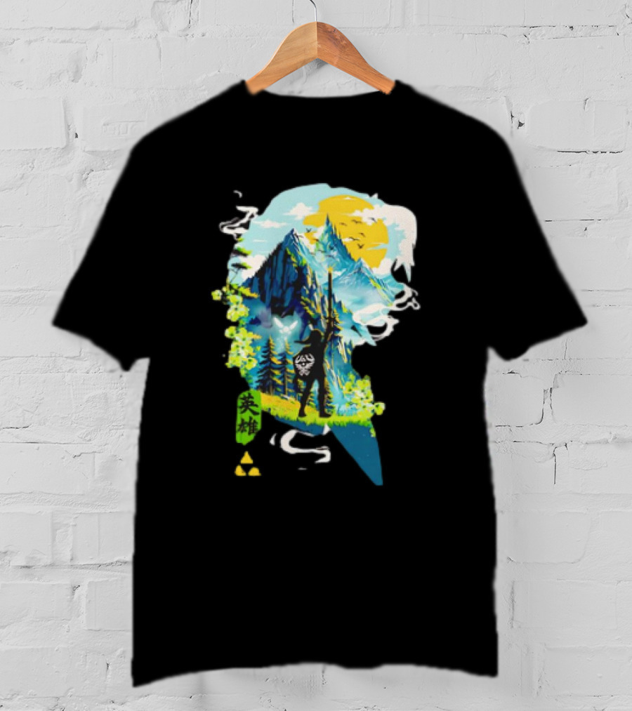 Heroic Ballad Of Link The Legend Of Zelda Tri-Force Journey T-Shirt