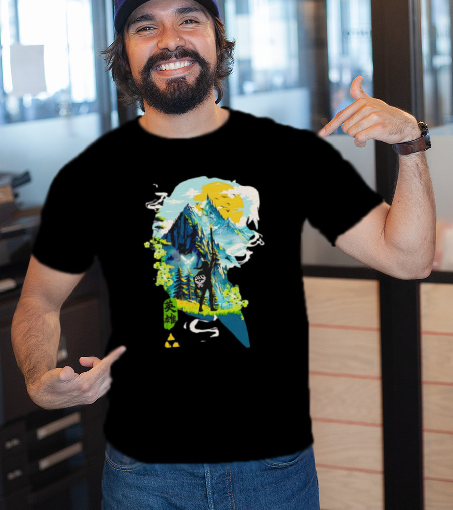 Heroic Ballad Of Link The Legend Of Zelda Tri-Force Journey T-Shirt