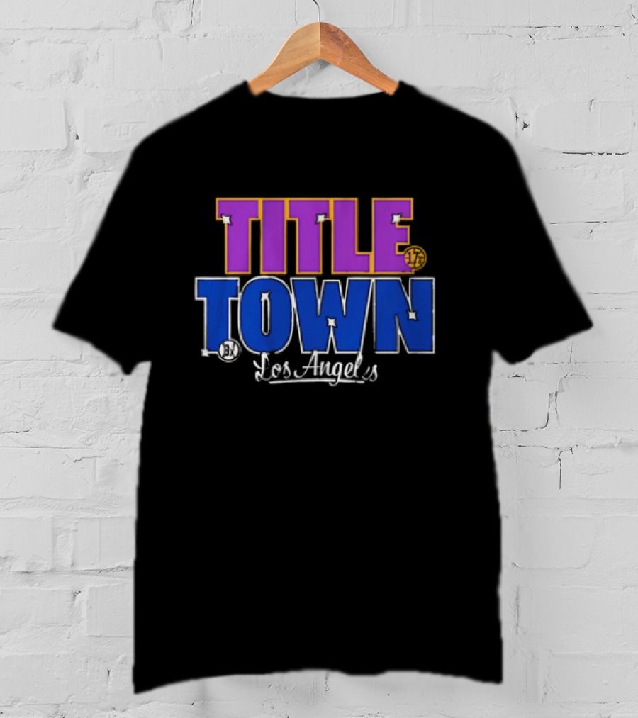 Los Angeles Dodgers Title Town T-Shirt