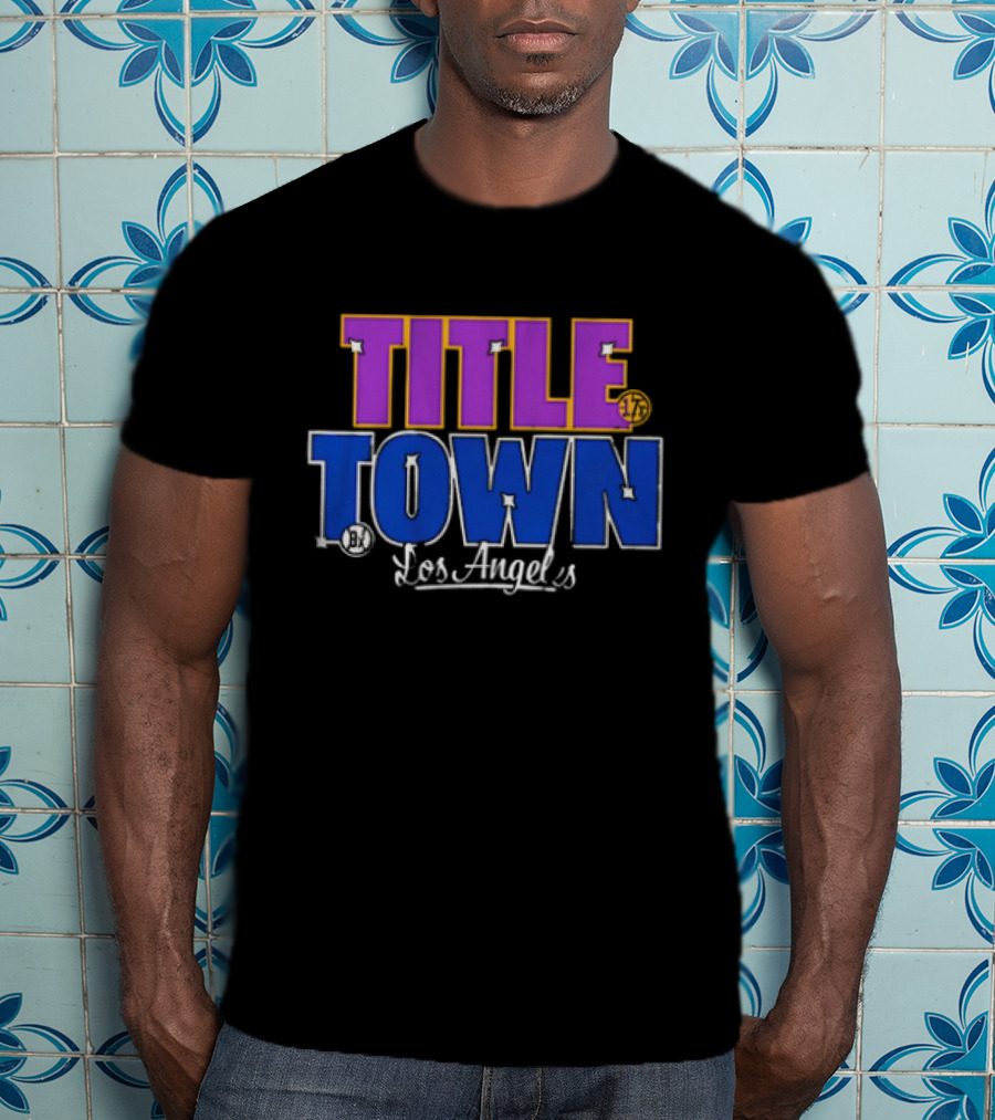 Los Angeles Dodgers Title Town T-Shirt