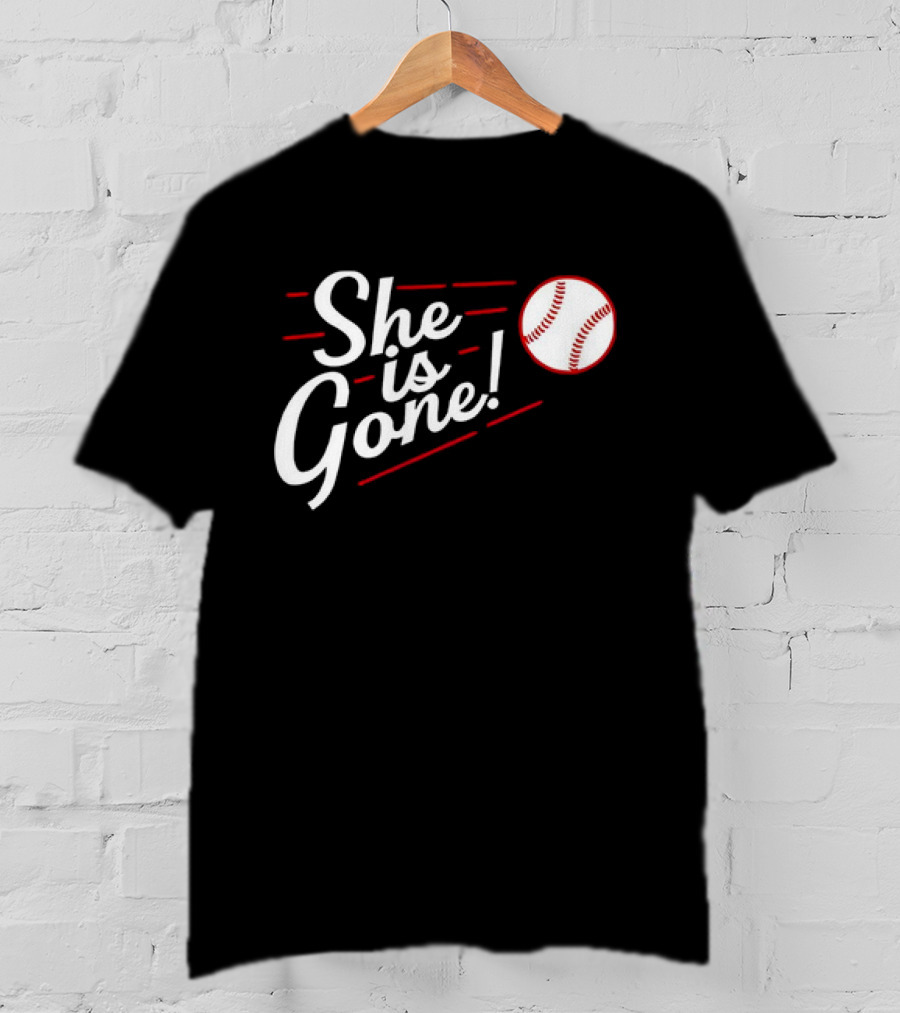 Los Angeles Dodgers Freddie Freeman She Is Gone Baseball T-Shirt