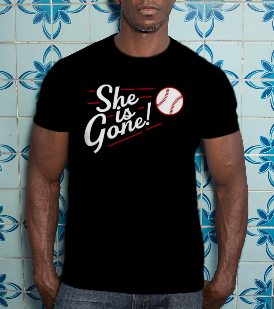 Los Angeles Dodgers Freddie Freeman She Is Gone Baseball T-Shirt