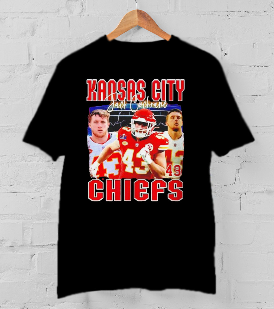Kansas City Chiefs Jack Cochrane 43 Football T-Shirt
