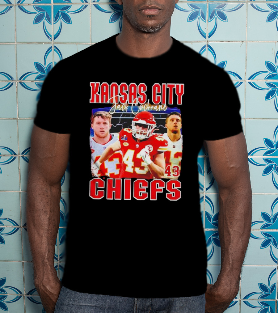 Kansas City Chiefs Jack Cochrane 43 Football T-Shirt