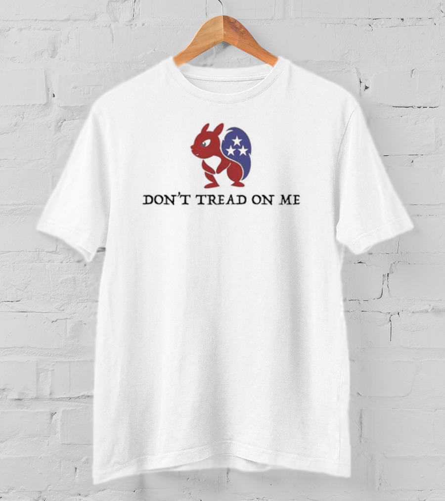 DON’T TREAD ON ME Patriotic Squirrel With Stars T-Shirt