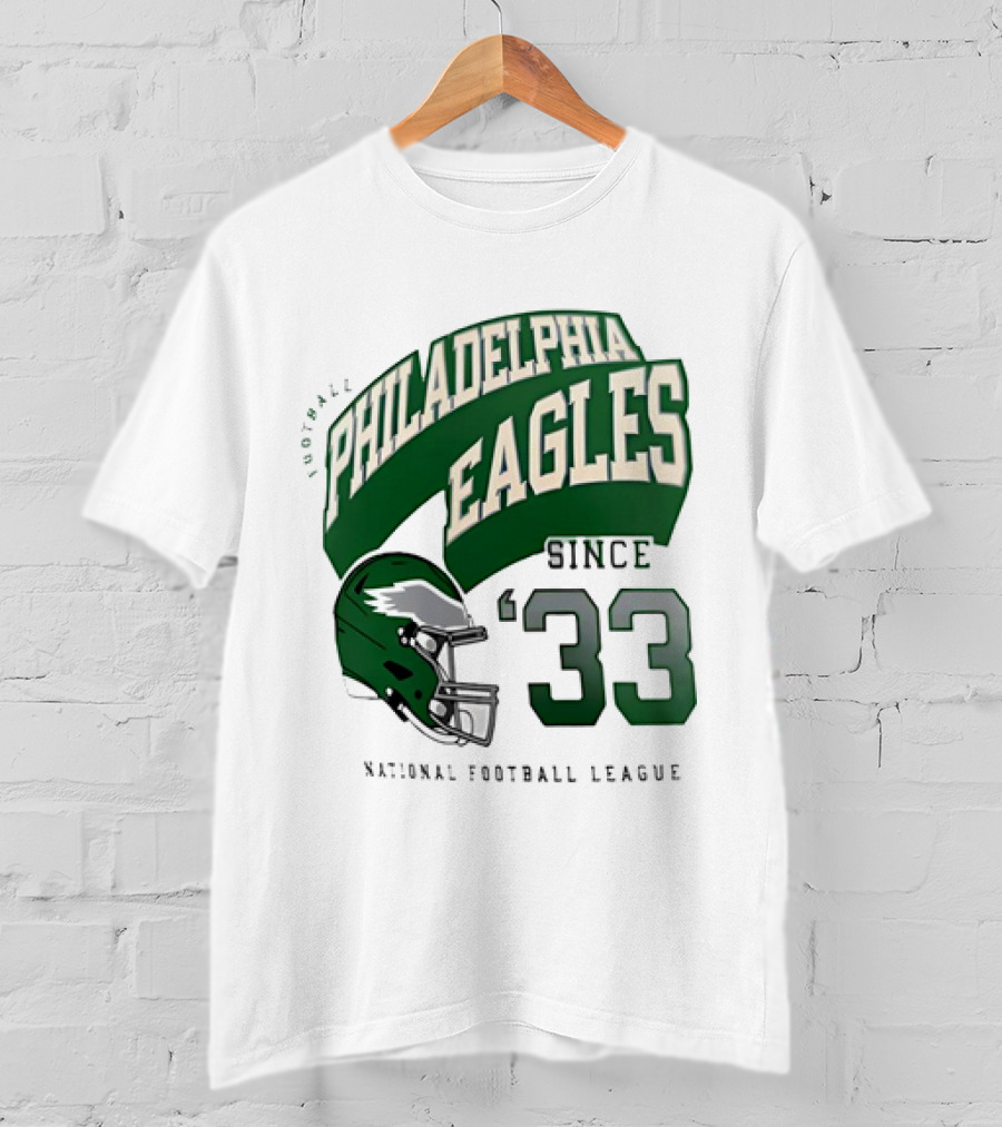 Philadelphia Eagles Football Since 1933 NFL National Football League T-Shirt