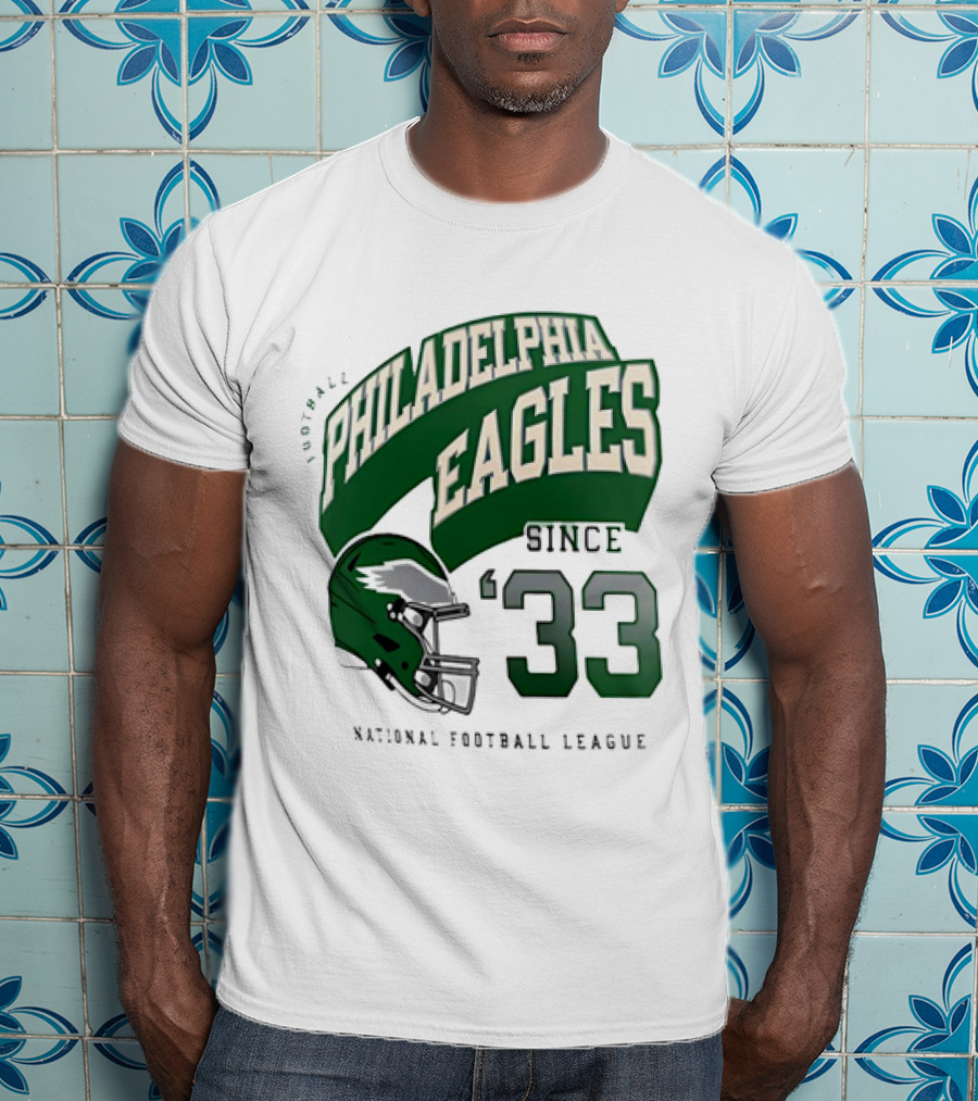 Philadelphia Eagles Football Since 1933 NFL National Football League T-Shirt