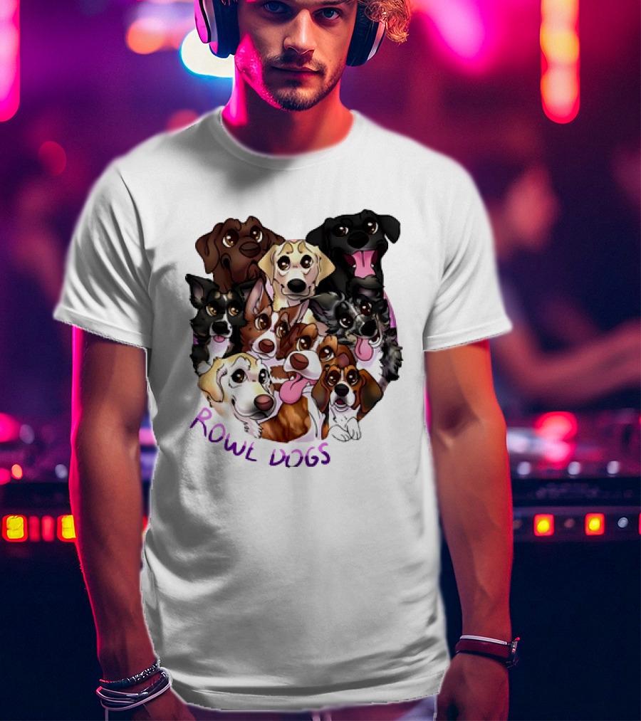Rowe Dogs Playful Pooches Classic T-Shirt