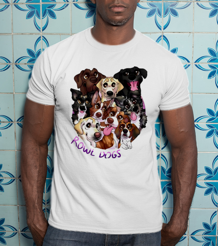 Rowe Dogs Playful Pooches Classic T-Shirt