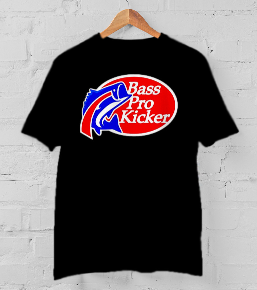 Bass Pro Kicker Red Blue Fish T-Shirt
