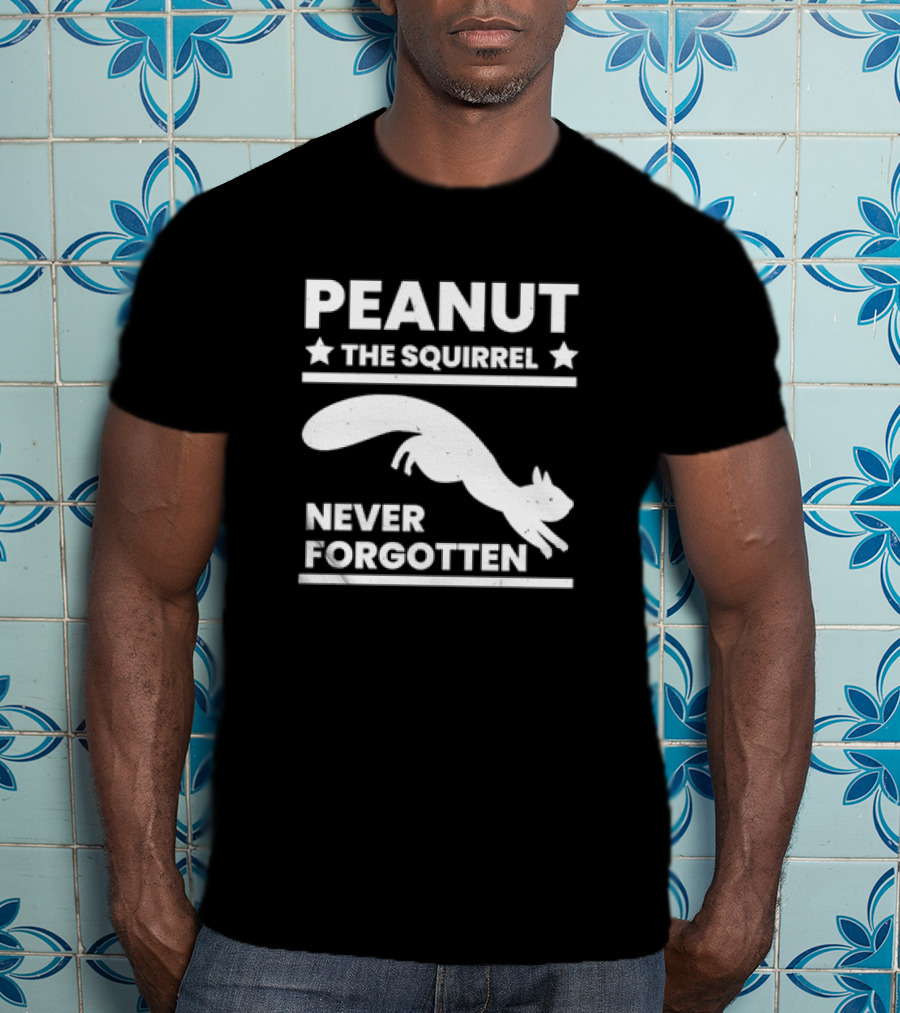 Peanut The Squirrel Stars Never Forgotten T-Shirt