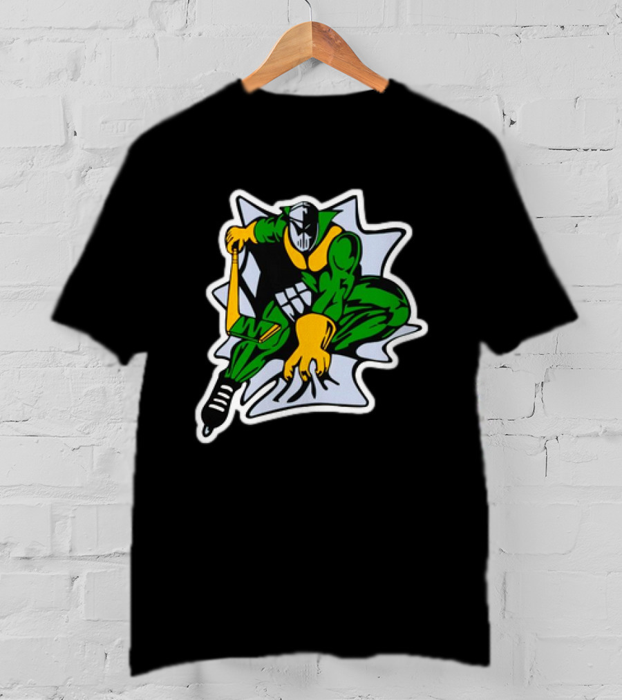 Spider Knight Hockey Sublimated Toddler Jersey Green And Yellow T-Shirt
