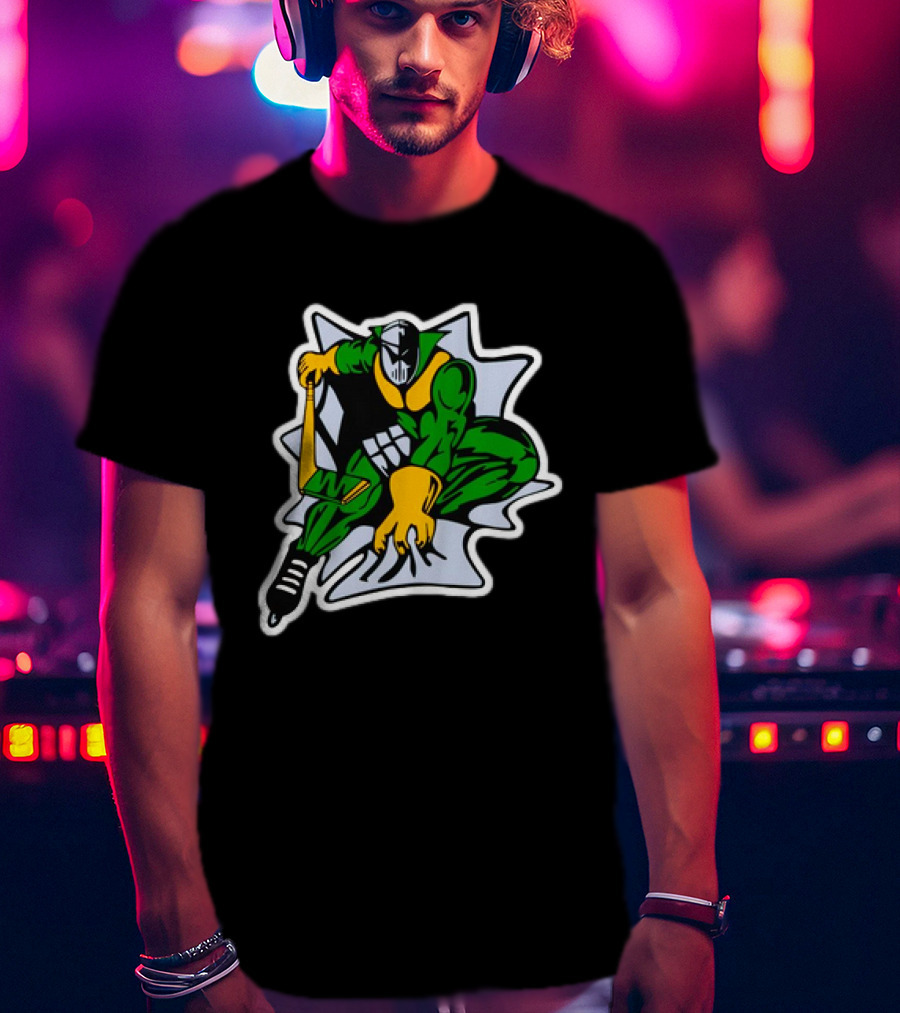 Spider Knight Hockey Sublimated Toddler Jersey Green And Yellow T-Shirt