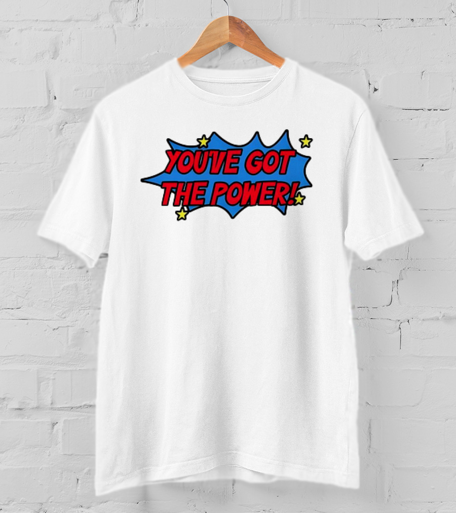 Monica You've Got The Power Comic Style Stars T-Shirt
