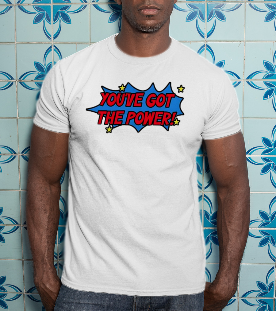 Monica You've Got The Power Comic Style Stars T-Shirt