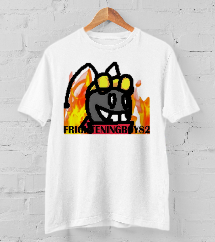 Moth FrighteningBoy82 Fire Background T-Shirt