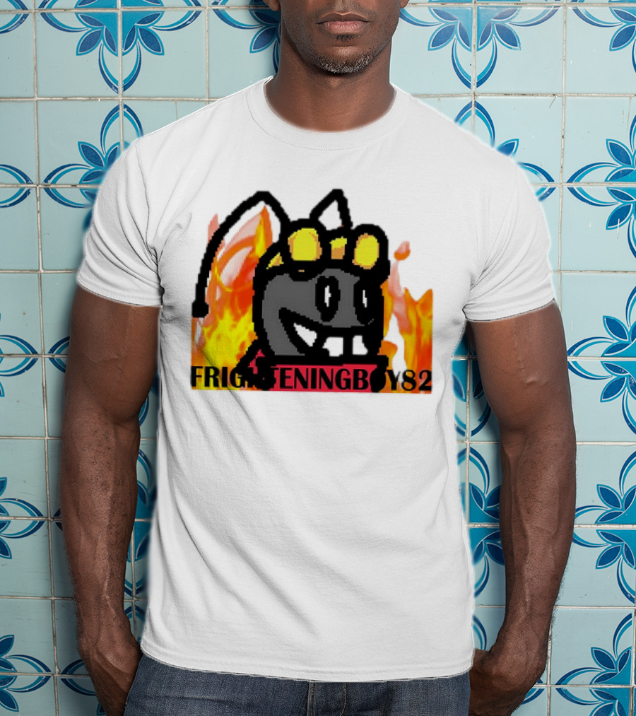 Moth FrighteningBoy82 Fire Background T-Shirt