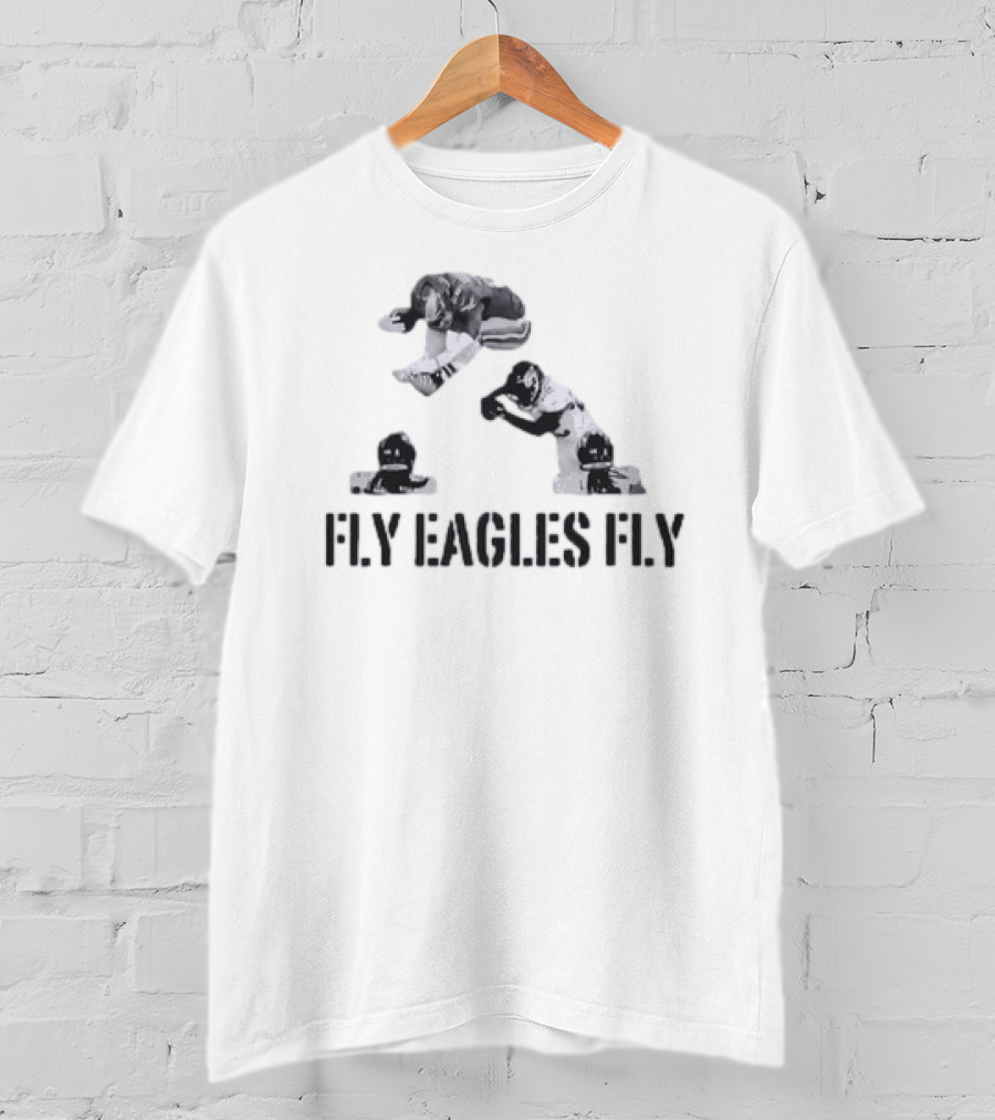 Fly Eagles Fly Saquon Barkley Hurdle Football Moment T-Shirt