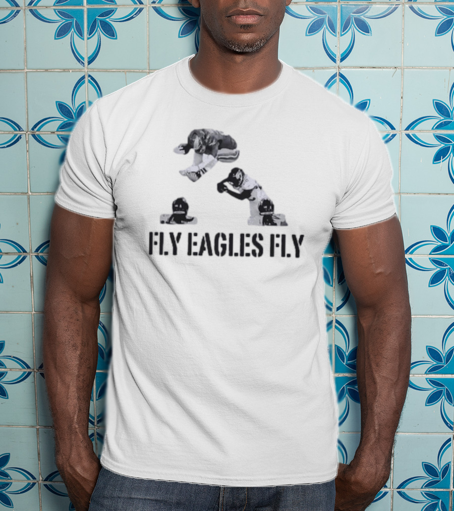 Fly Eagles Fly Saquon Barkley Hurdle Football Moment T-Shirt