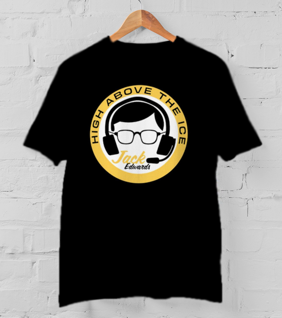 Boston Bruins High Above The Ice Jack Edwards T-Shirt