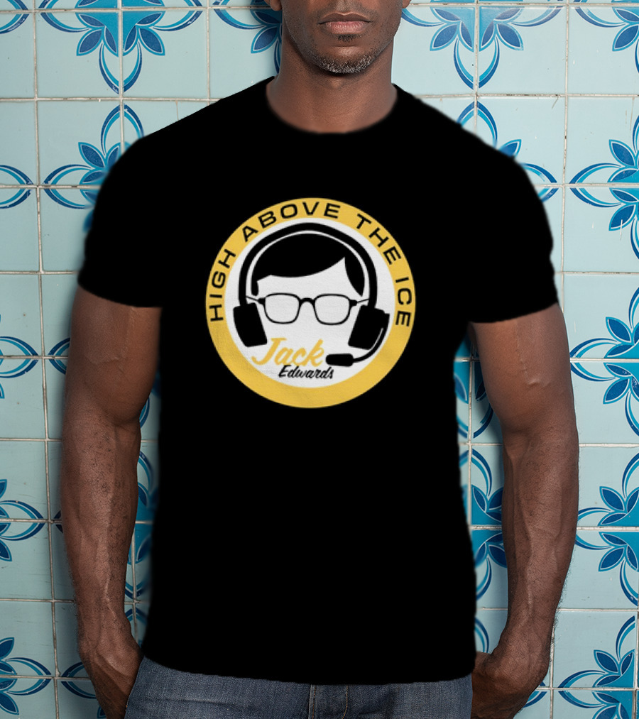 Boston Bruins High Above The Ice Jack Edwards T-Shirt