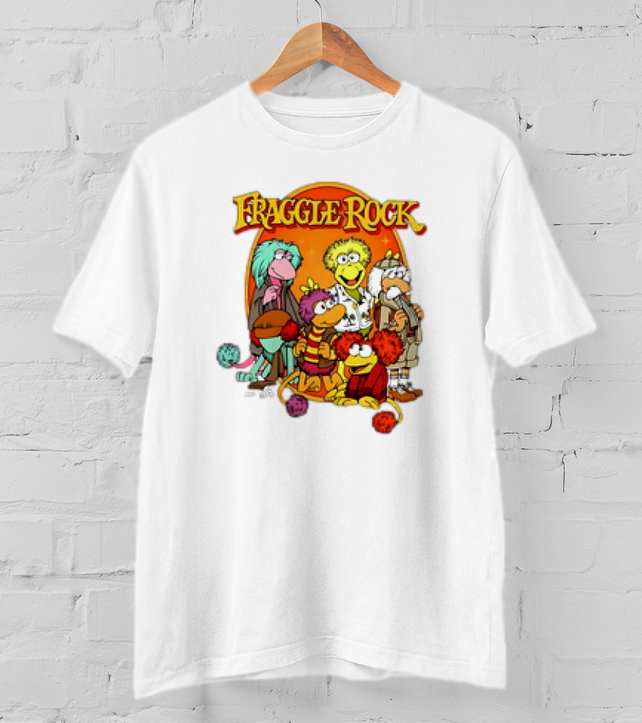 Fraggle Rock Group Cartoon Characters T-Shirt
