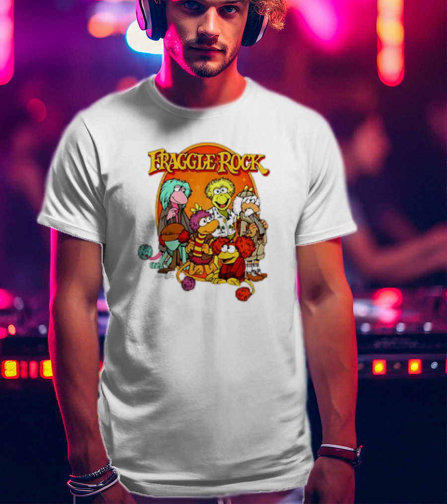 Fraggle Rock Group Cartoon Characters T-Shirt