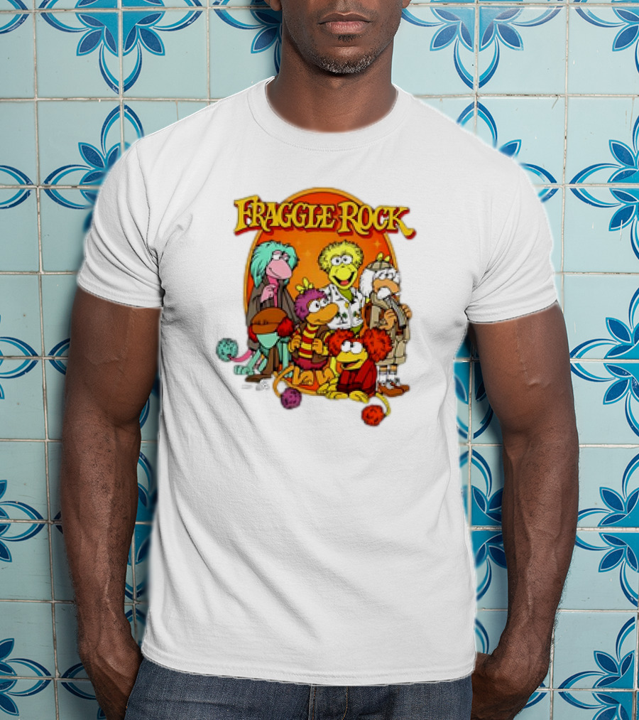 Fraggle Rock Group Cartoon Characters T-Shirt